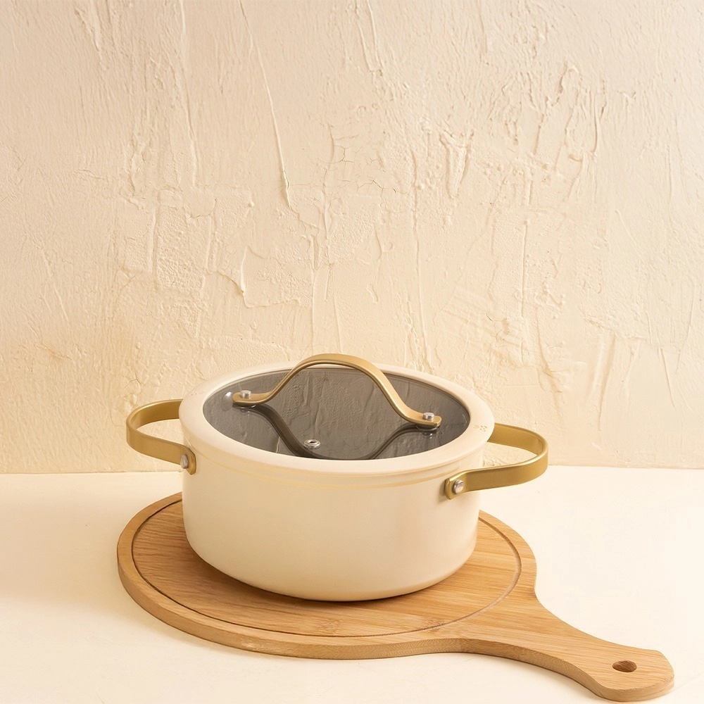 Panela Caçarola Liber Cook Gold Compatível com Fogão por Indução 20cm - Mimo Style