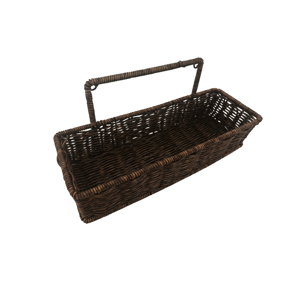 Suporte Suspenso Retangular Rattan Rustic - Mimo Style