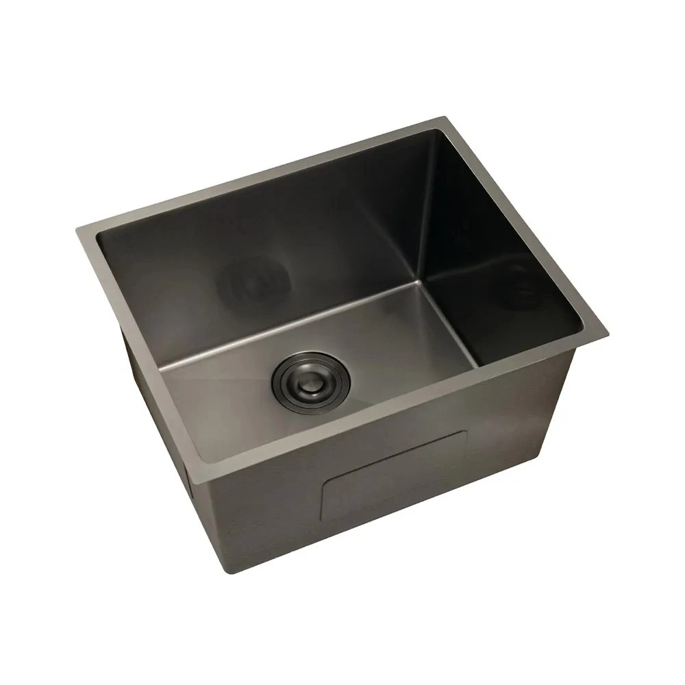 Tanque de Aço Inox 304 Manaxos 54x44 Preto