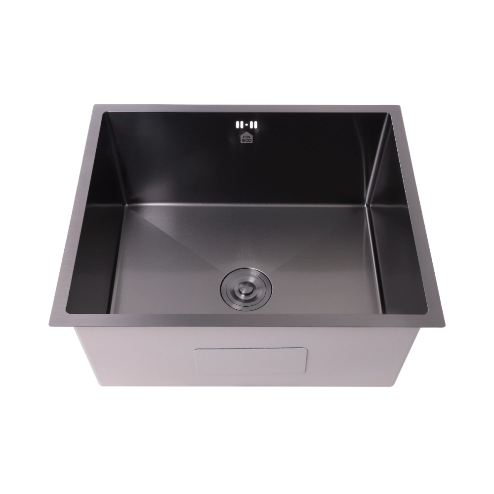 Tanque de Aço Inox 304 Pacajás 64x54 cm Preto