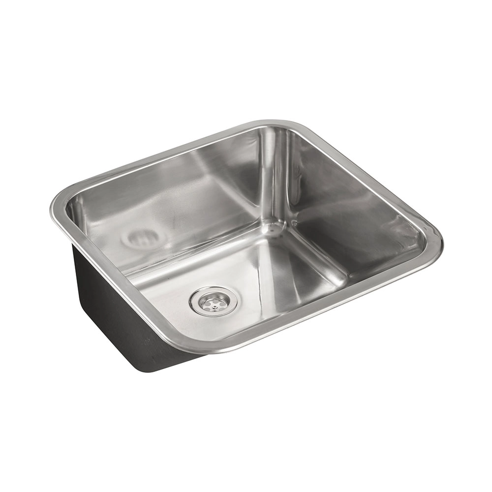 Tanque Aço Inox Monobloco 45 cm Atikum Prata Cromado