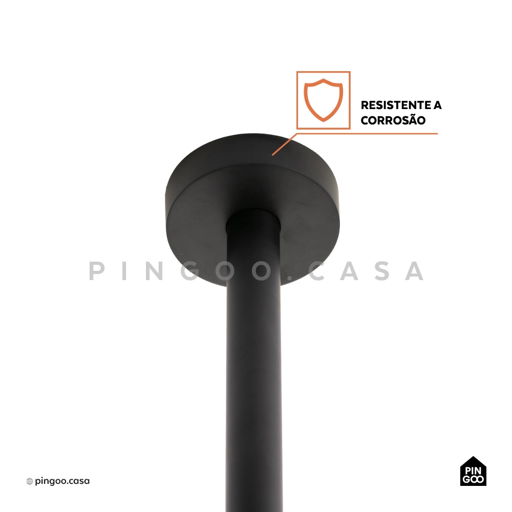 Torneira de Teto Misturador Para Banheiro Tarumã Preto