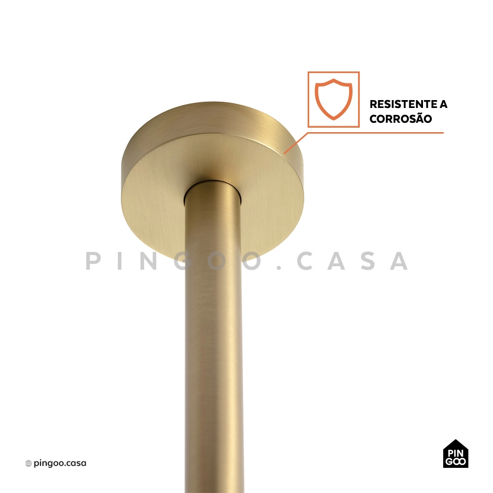 Torneira de Teto Para Banheiro Tarumã Dourado