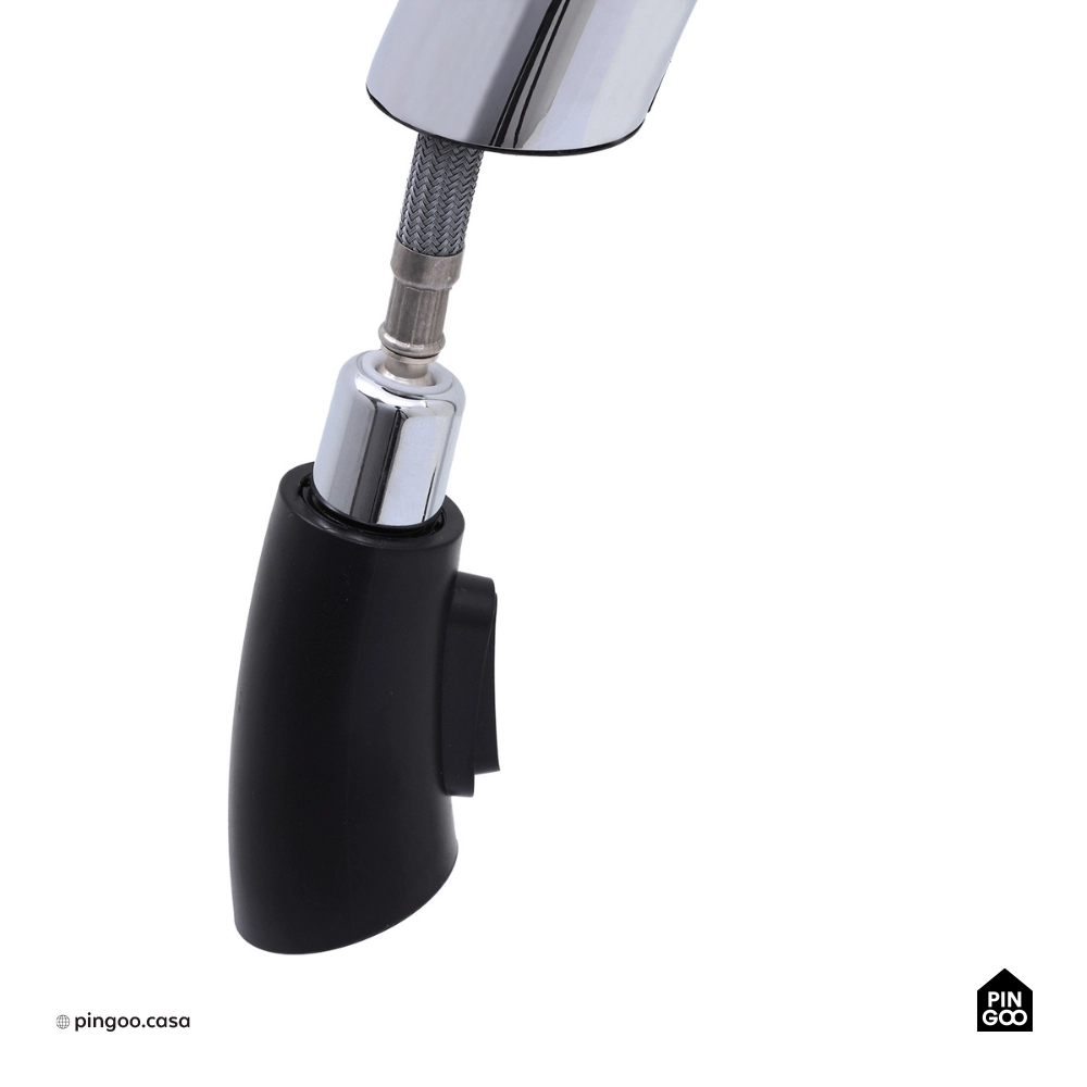 Torneira para Cozinha Gourmet Misturador Monocomando Extensível Juruá Prata