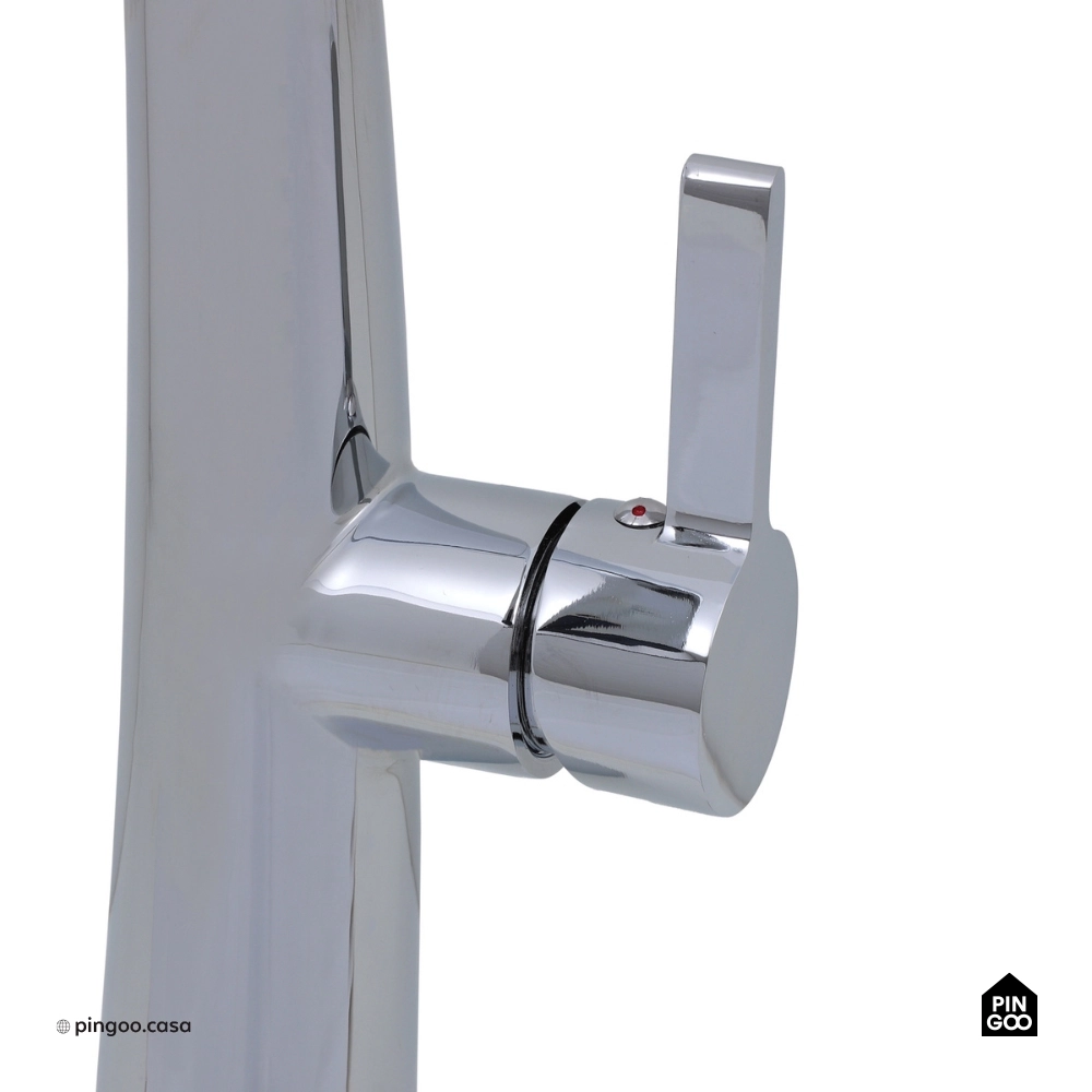 Torneira para Cozinha Gourmet Misturador Monocomando Extensível Juruá Prata