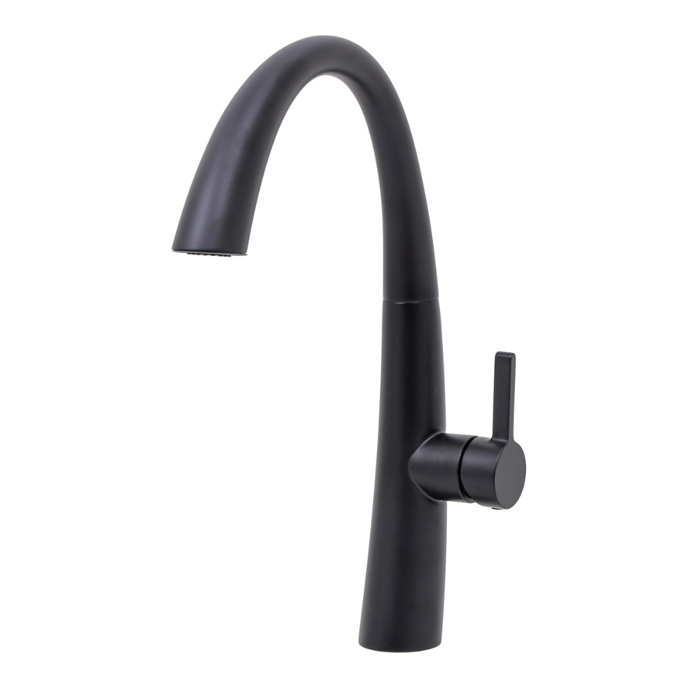 Torneira para Cozinha Gourmet Misturador Monocomando Extensível Juruá Preto