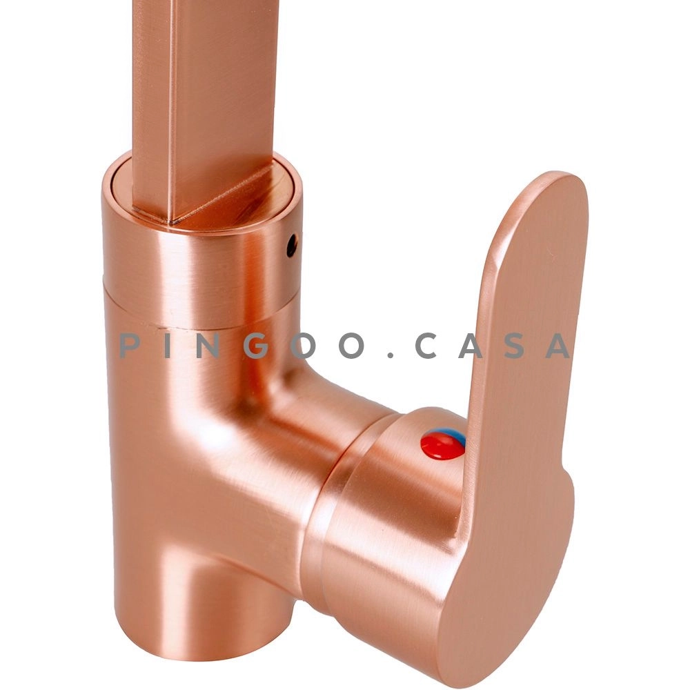 Torneira para Cozinha Gourmet Misturador Monocomando Tapajós Dourado Rose