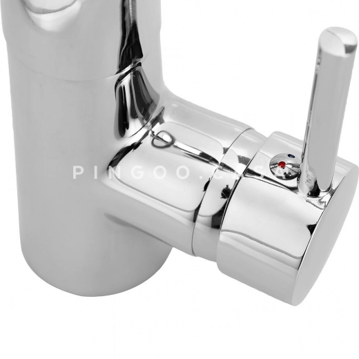 Torneira para Cozinha Gourmet Misturador Monocomando Solimões Prata e Preto