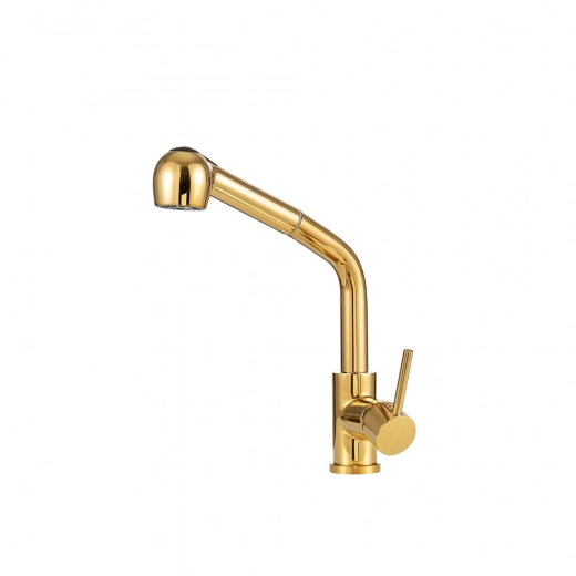 Torneira para Cozinha Gourmet Misturador Monocomando Capibaribe Dourado