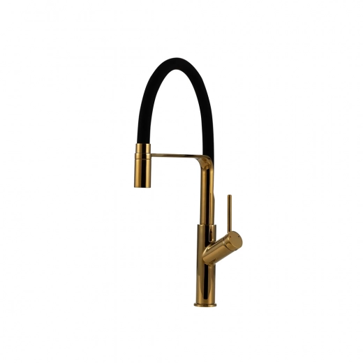 Torneira para Cozinha Gourmet Misturador Monocomando Piranga Dourado