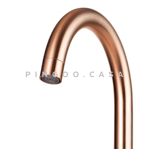 Torneira para Cozinha Misturador Monocomando Em Aço Inox 304 Escovado Tocantins Dourado Rose Torneira para Cozinha Misturador Monocomando Em Aço Inox 304 Escovado Tocantins Dourado Rose