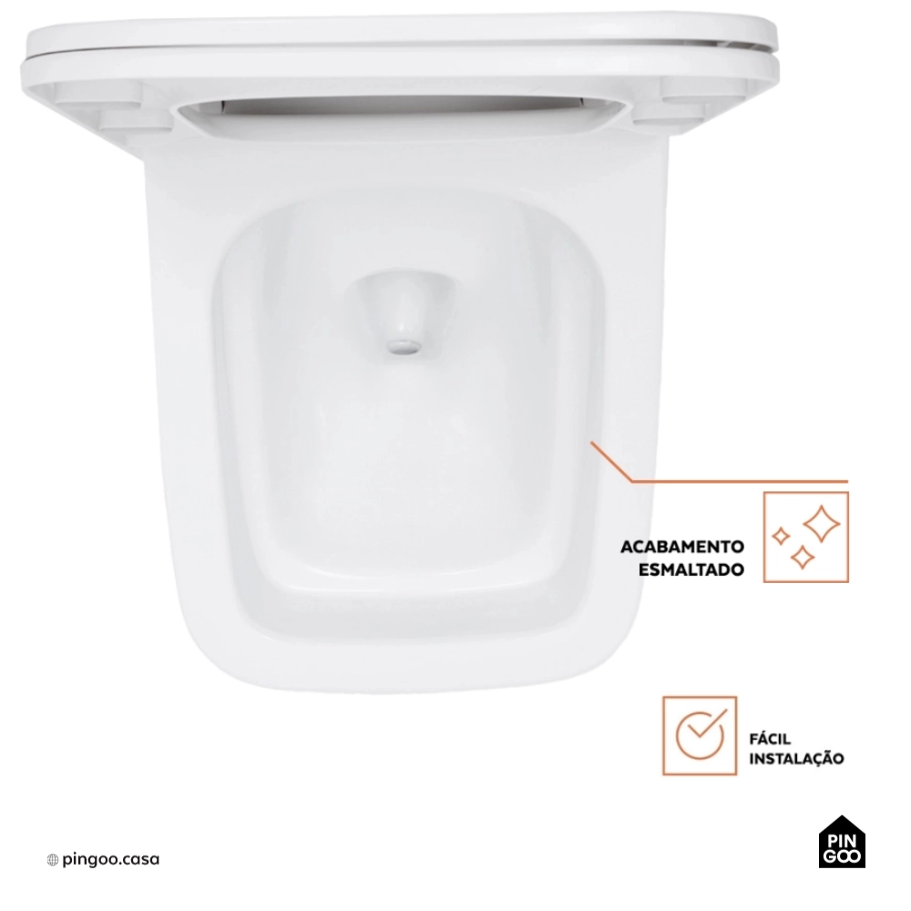 Vaso Sanitário Convencional Turmalina Branco