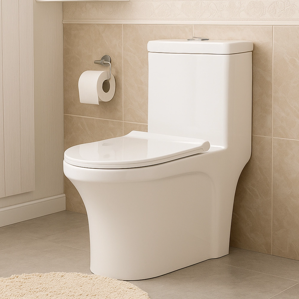 Vaso Sanitário Monobloco Caixa Acoplada Privada Barita Pingoo.casa - Branco