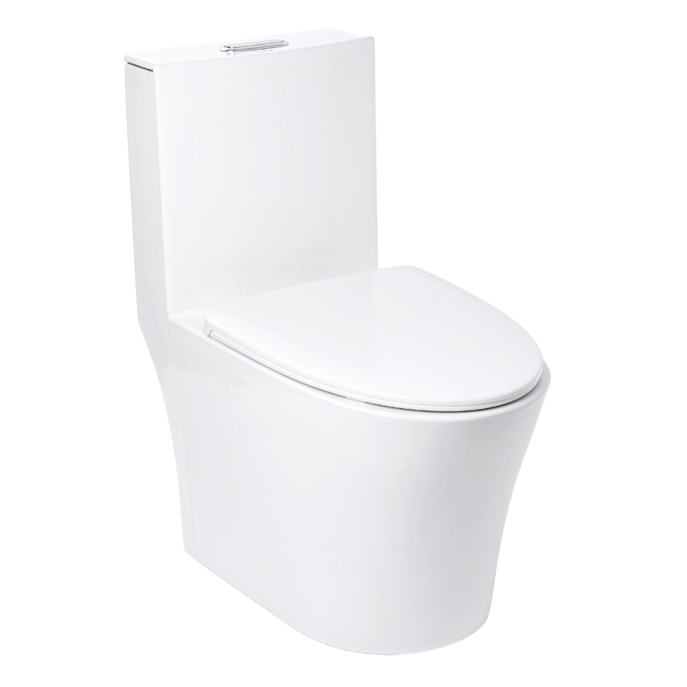 Vaso Sanitário Monobloco Caixa Acoplada Privada Gipsita Pingoo.casa - Branco Vaso Sanitário Monobloco Caixa Acoplada Privada Gipsita Pingoo.casa - Branco