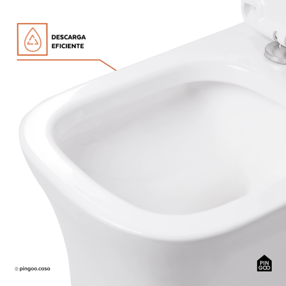 Vaso Sanitário Monobloco Caixa Acoplada Privada Jurerê Pingoo.casa - Branco