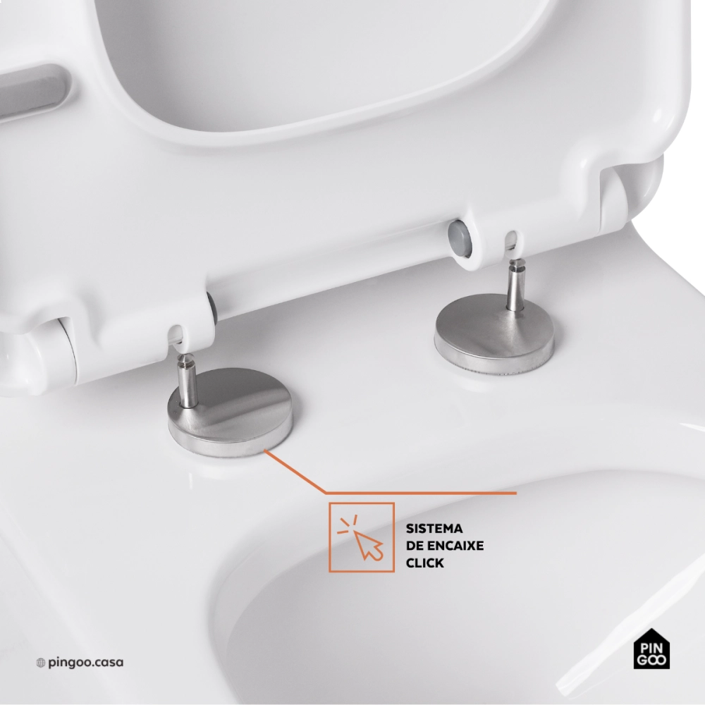 Vaso Sanitário Monobloco Caixa Acoplada Privada Jurerê Pingoo.casa - Branco