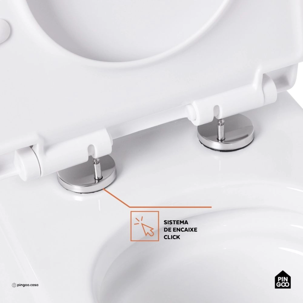 Vaso Sanitário Monobloco Caixa Acoplada Privada Zircônia Pingoo.casa - Branco Vaso Sanitário Monobloco Caixa Acoplada Privada Zircônia Pingoo.casa - Branco