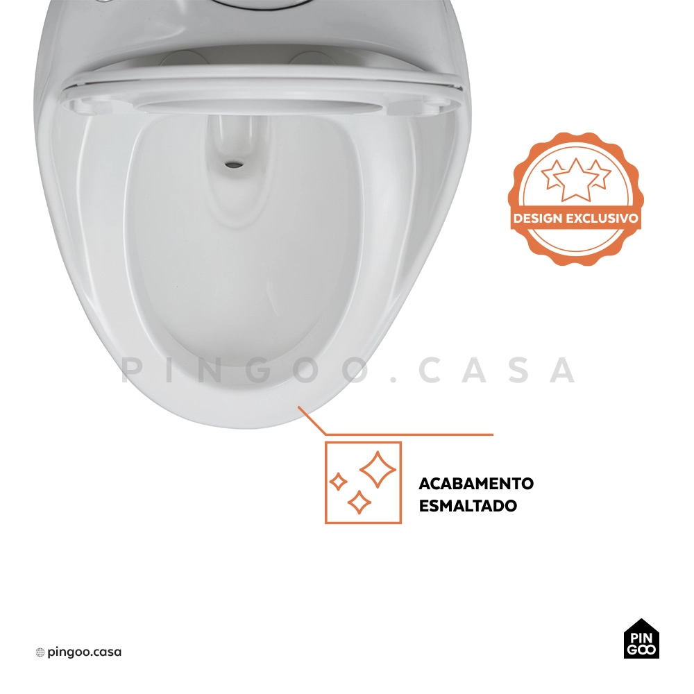 Vaso Sanitário Monobloco Caixa Acoplada Titanita