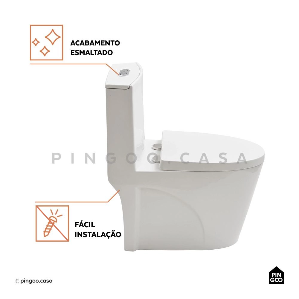 Vaso Sanitário Monobloco Painita