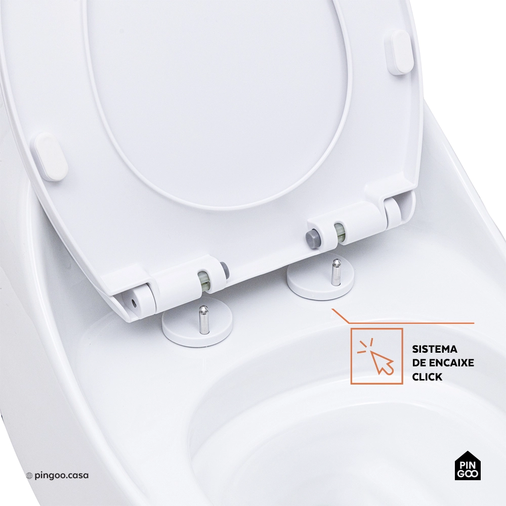 Vaso Sanitário Monobloco Caixa Acoplada Privada Aquarela Branco