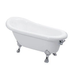 Banheira Vitoriana Freestanding Imersao Jade Pingoo.casa - Branca