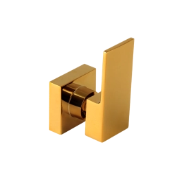 Acabamento de registro quadrado Ibó Pingoo.casa - Dourado