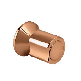 Acabamento de registro redondo Guajará Pingoo.casa - Dourado Rose