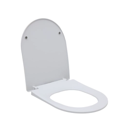 Assento Plástico com Soft Close para Vaso Sanitário Amazonita - Branco