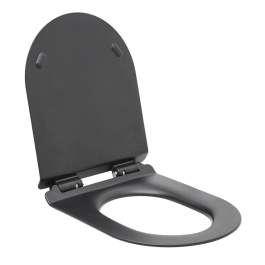Assento Termofixo com Soft Close para Vaso Sanitário Amazonita - Preto