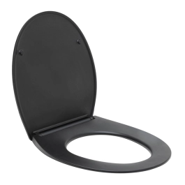 Assento Termofixo com Soft Close para Vaso Sanitário Aquarela - Preto