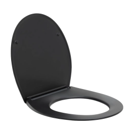 Assento Termofixo com Soft Close para Vaso Sanitário Titanita - Preto