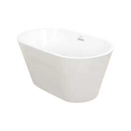 Banheira Freestanding Imersao 120 cm Aragonita Pingoo.casa - Branco