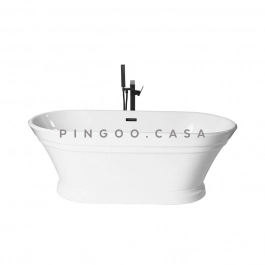 Banheira Freestanding Imersão Acrílico 170 cm Ágata Branco