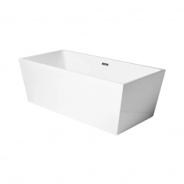 Banheira Freestanding Imersão Acrílico 169,5 cm Âmbar Branco