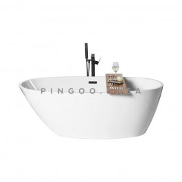 Banheira Freestanding Imersão Acrílico 169 cm Pirita Branco