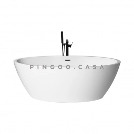 Banheira Freestanding Imersão Acrílico 169,5 cm Rubi Pingoo.casa- Branco Fosco
