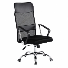 Cadeira de Escritório Presidente Dylan Mesh Ergonômica - Preta