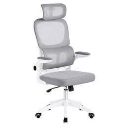 Cadeira de Escritório Presidente Genebra Mesh Ergonômica - Branco