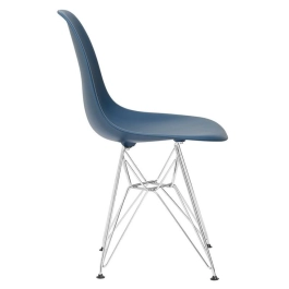 Cadeira de jantar Charles Eames Eiffel DKR em Polipropileno - Azul petróleo Cadeira de jantar Charles Eames Eiffel DKR em Polipropileno - Azul petróleo