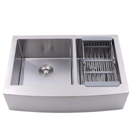 Cuba Dupla Gourmet para Cozinha Aço Inox 304 79x53cm Kiriri Farm Pequena Prata