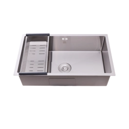 Cuba Gourmet para Cozinha Aço Inox 304 74x44cm Terena Prata