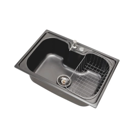 Cuba Gourmet para Cozinha Aço Inox 60x42cm Carajás Preto
