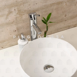 Cuba de Apoio para Banheiro Porcelana Ametista Branco