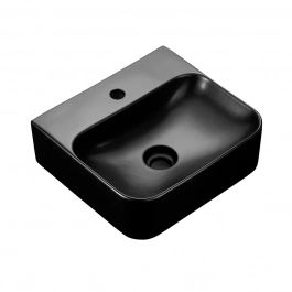 Cuba de Apoio para Banheiro Porcelana Granada Preto