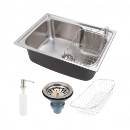 Cuba Gourmet para Cozinha Aço Inox 201 56x42cm Matis Prata
