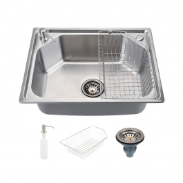 Cuba Gourmet para Cozinha com Acessórios Aço Inox 201 57x43cm Guarani Prata