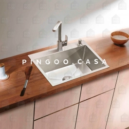 Cuba Gourmet para Cozinha Aço Inox 304 60x45cm Truká Prata