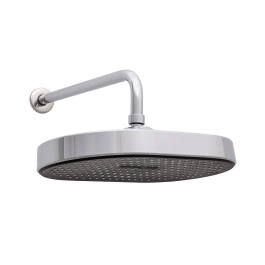 Ducha chuveiro oval de parede Muriaé - Prata