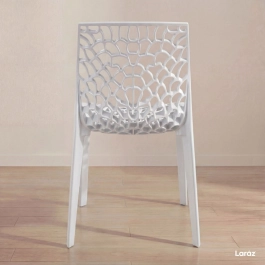 Kit 16 Cadeiras de jantar Gruvyer com design contemporâneo e anatômico - Branco Kit 16 Cadeiras de jantar Gruvyer com design contemporâneo e anatômico - Branco