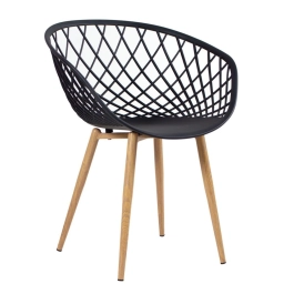 Kit 2 Cadeiras de jantar Clarice Nest + 8 cadeiras de jantar Clarice Cloe - Preto